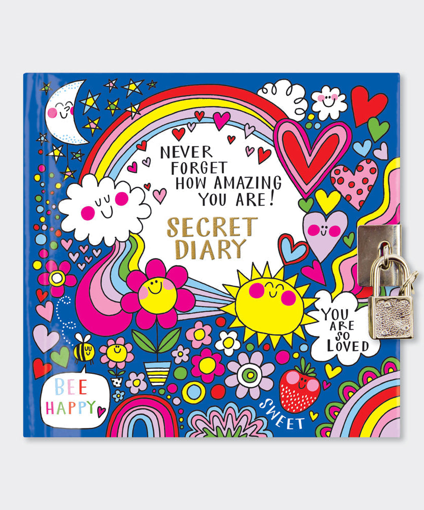 Rachel Ellen - لا تنسى أبدًا مدى روعتك! مفكرة سرية قابلة للقفل