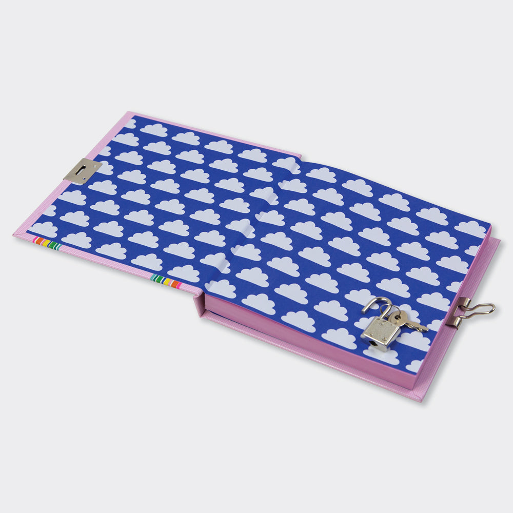 Rachel Ellen - فوق قوس قزح دفتر يومي مخفي قابل للإغلاق