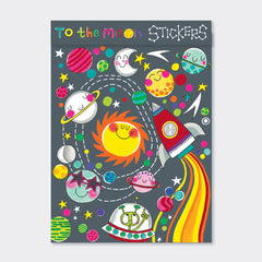Rachel Ellen - To The Moon ملصقات كتب