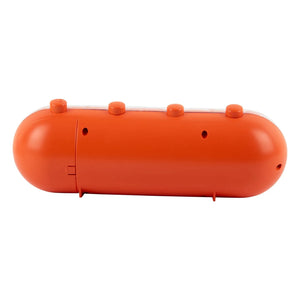 Present Time - Retro tüp alarm saati | Turuncu