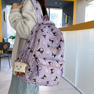 Sanrio - Kuromi Okul Sırt Çantası