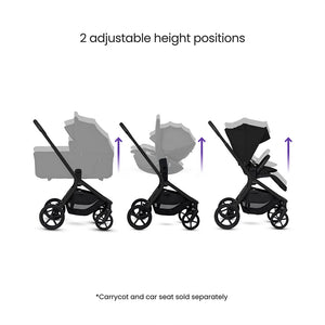 Silver Cross Breez Stroller - Onyx-Strollers-Onyx- | Natural Baby Shower