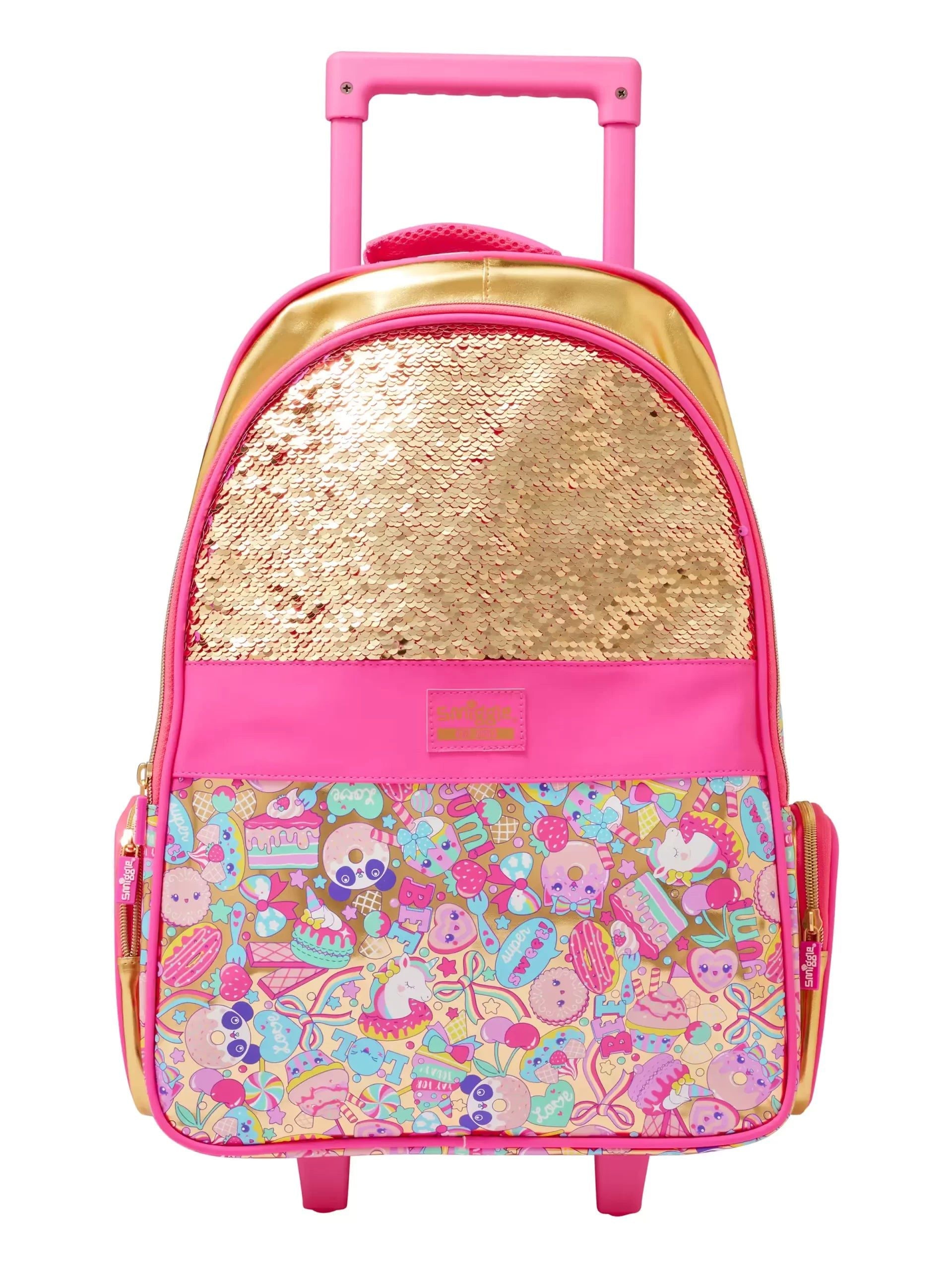 Smiggle – 20. Doğum Günü Çekçekli Işıklı Tekerlekli Çanta
