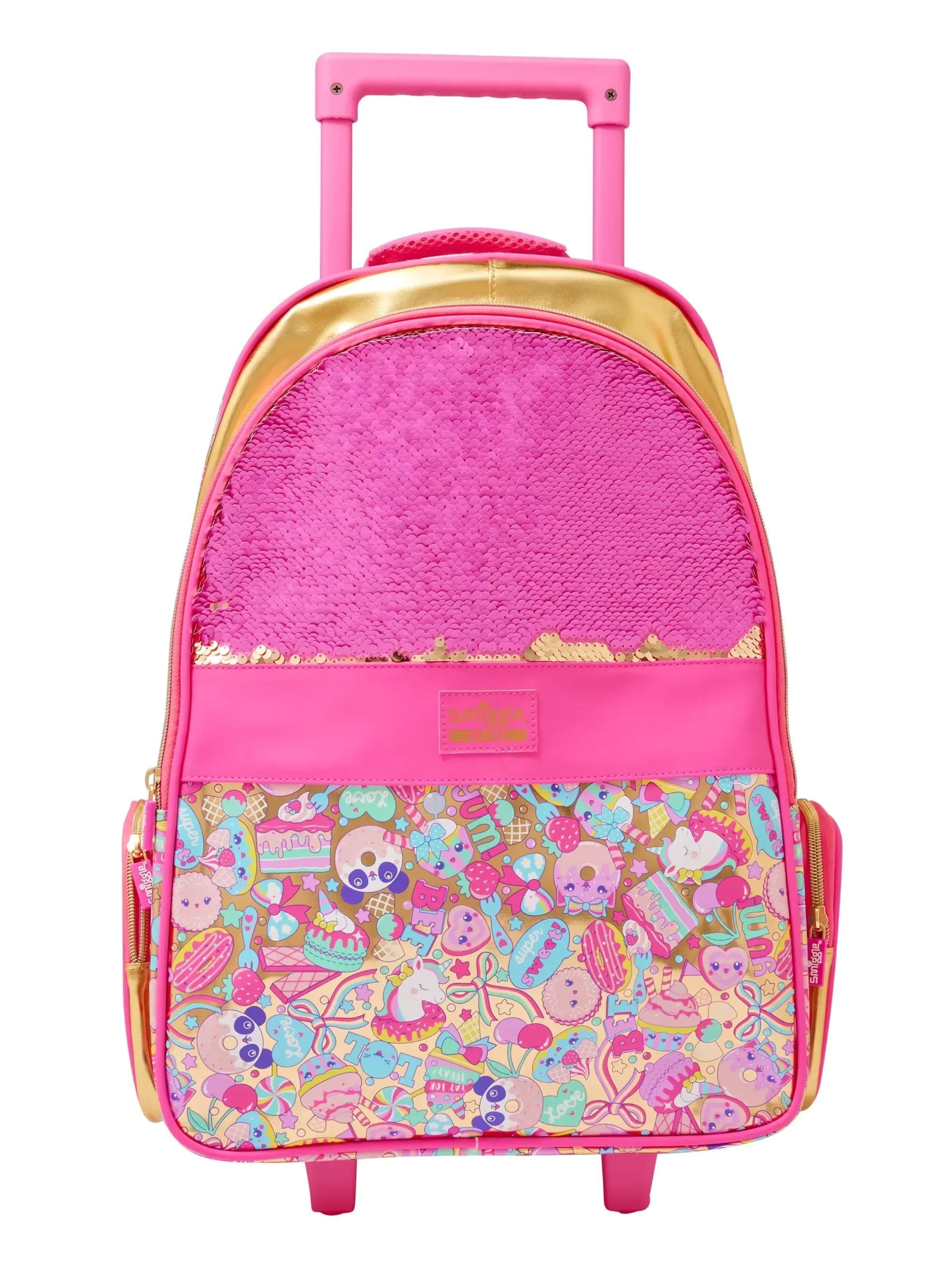 Smiggle – 20. Doğum Günü Çekçekli Işıklı Tekerlekli Çanta