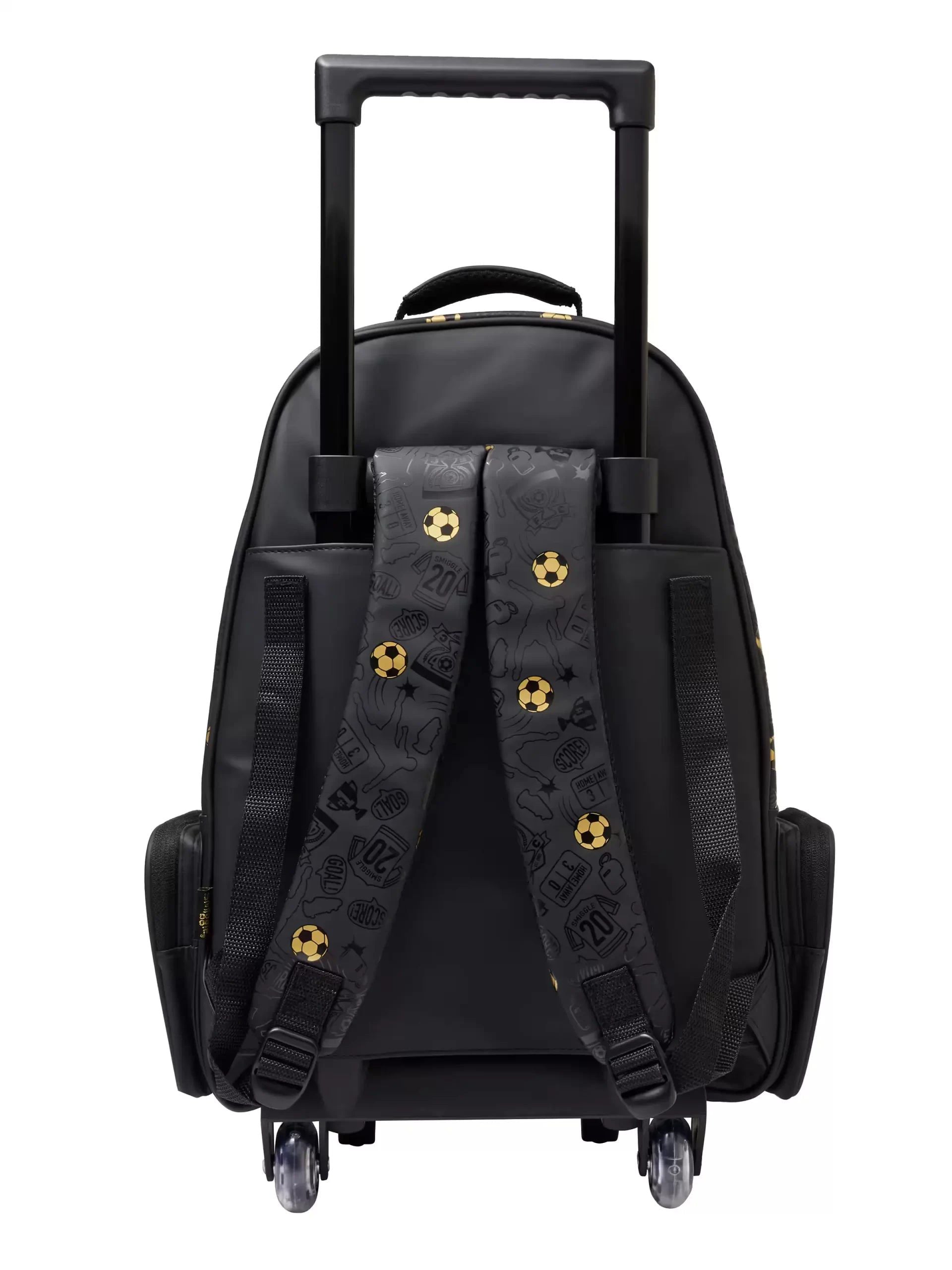 Smiggle – حقيبة بعجلات مضيئة مع مقبض بمناسبة عيد الميلاد العشرين