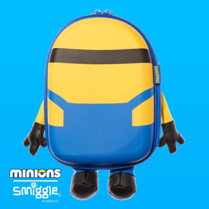 Smiggle - 3D Kabartmalı Minions Hardtop Kalem Kutusu