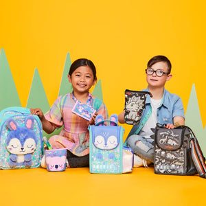 Smiggle - Animalia Junior Çanta Suluk ve Beslenme Çantası Seti