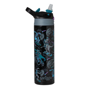 Smiggle - Better Togerher Paslanmaz Çelik 520Ml Pipetli Matara