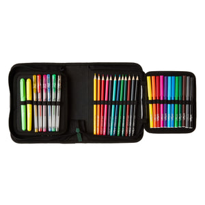 Smiggle - Beyond Dinozorlar Boyama Kalemli ve Kalem Kutulu Kırtasiye Seti