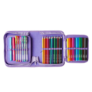 Smiggle - Beyond Unicornlar Boyama Kalemli ve Kalem Kutusu Kırtasiye Seti
