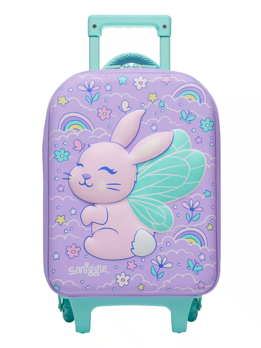 Smiggle - Blast Off حقيبة سفر بعجلات لمرحلة رياض الأطفال و الحضانة جونيور