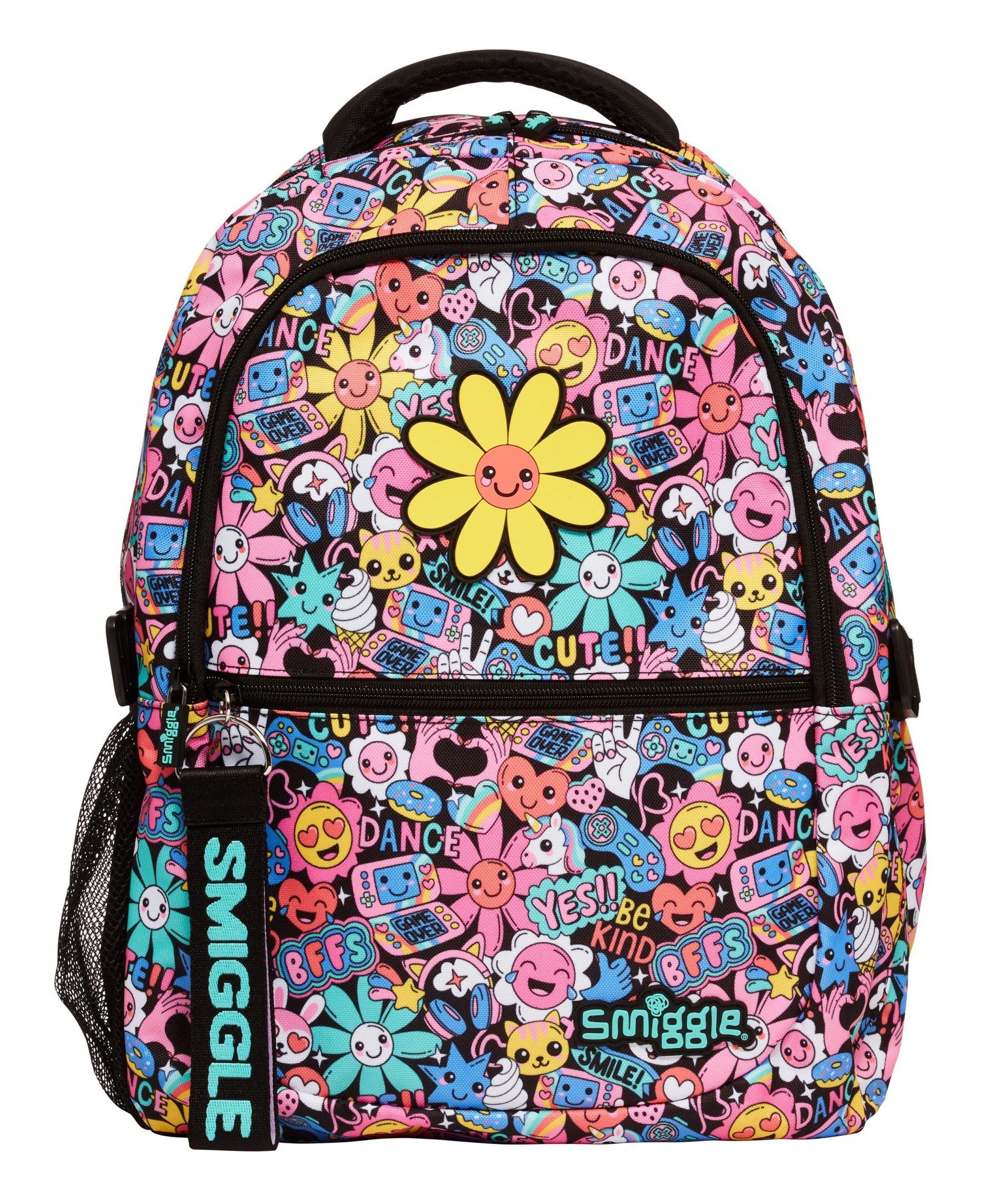 Smiggle - حقيبة ظهر مدرسية كلاسيكية برايت سايد