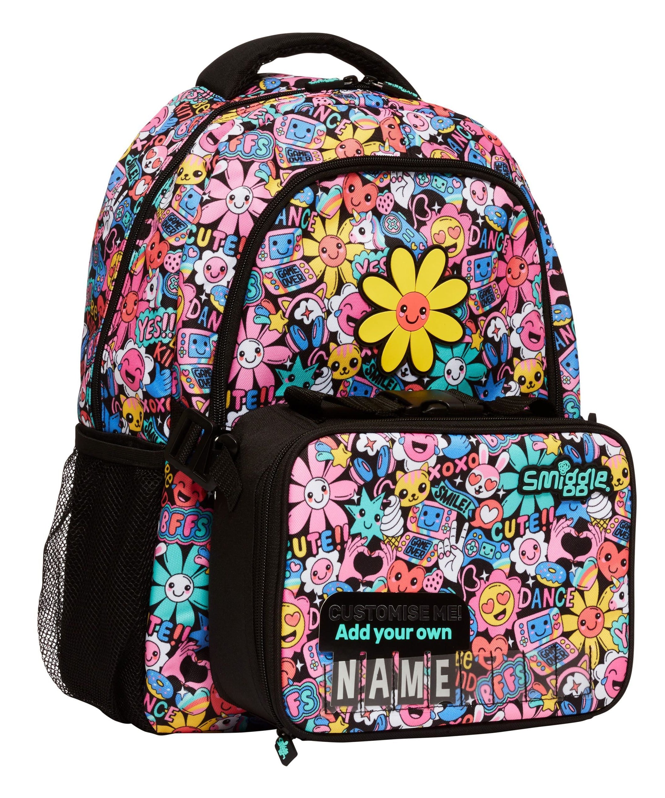 Smiggle - حقيبة ظهر مدرسية كلاسيكية برايت سايد