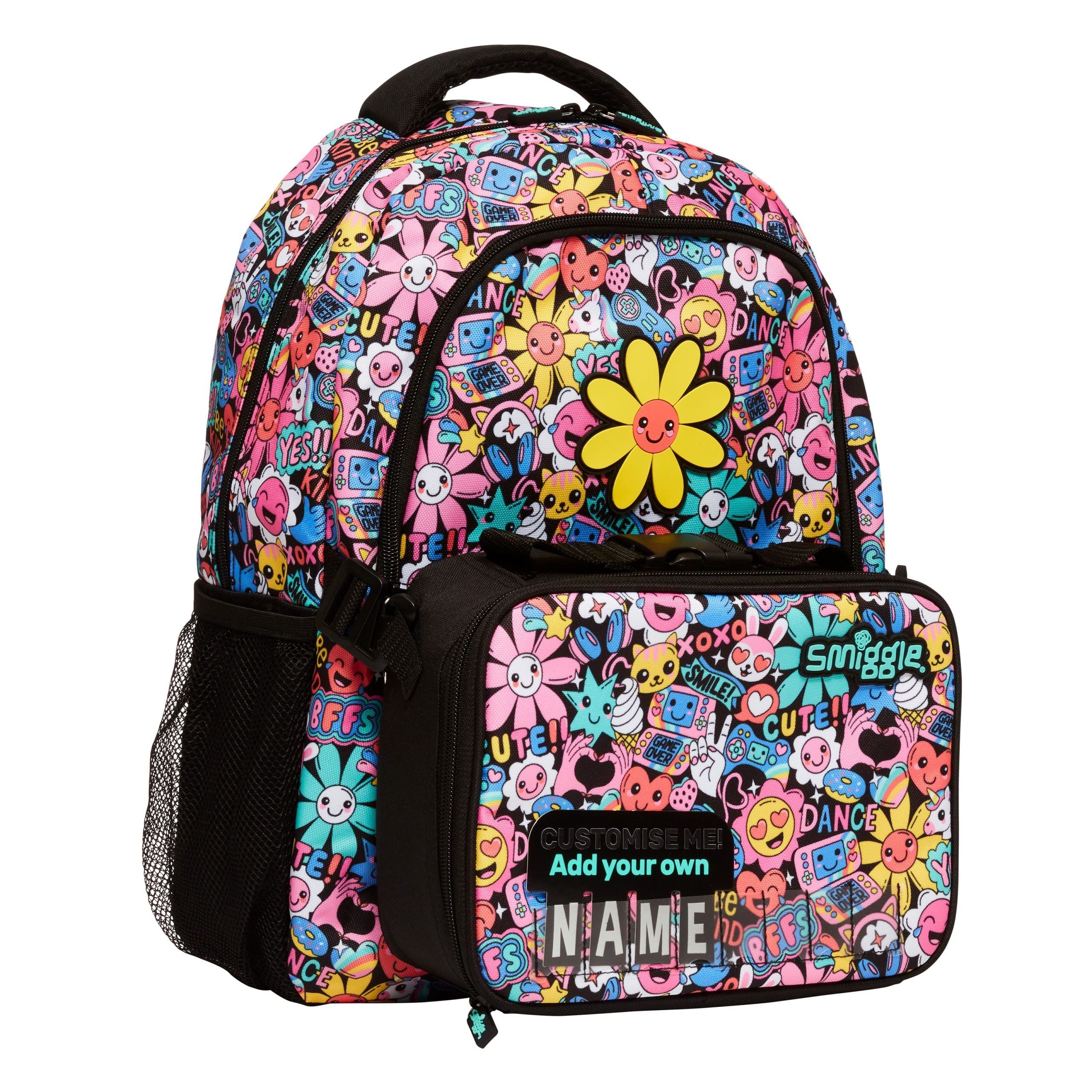 Smiggle - حقيبة ظهر مدرسية كلاسيكية برايت سايد