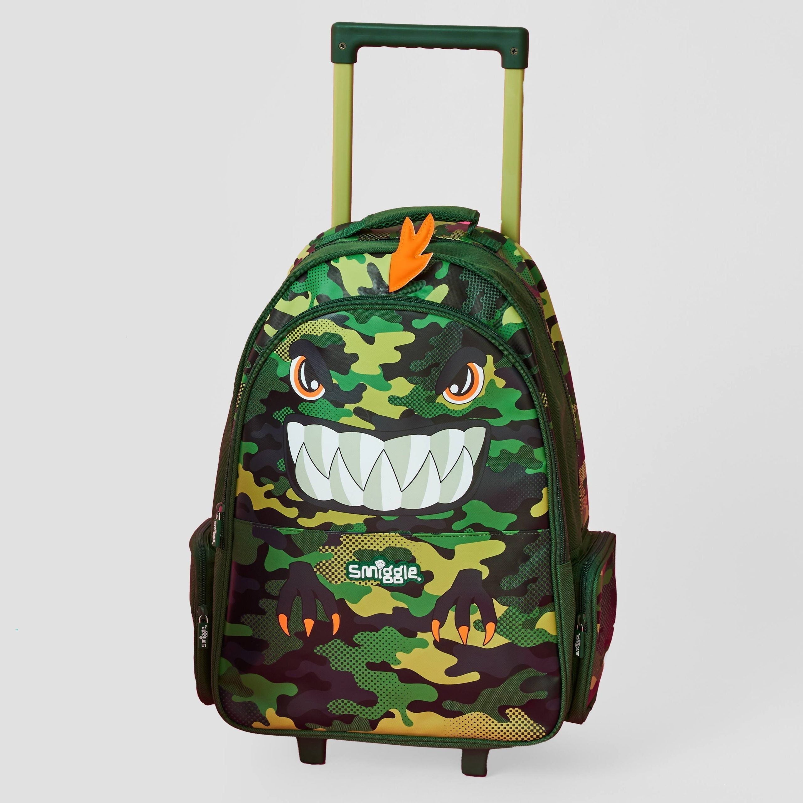 Smiggle - Budz Çekçekli Işıklı Tekerlekli Çanta