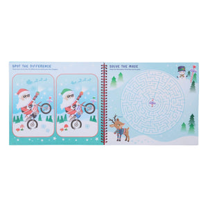 Smiggle - Büyülü Noel Alıştırma ve Sticker Yeni Yıl Eğlence Kitabı