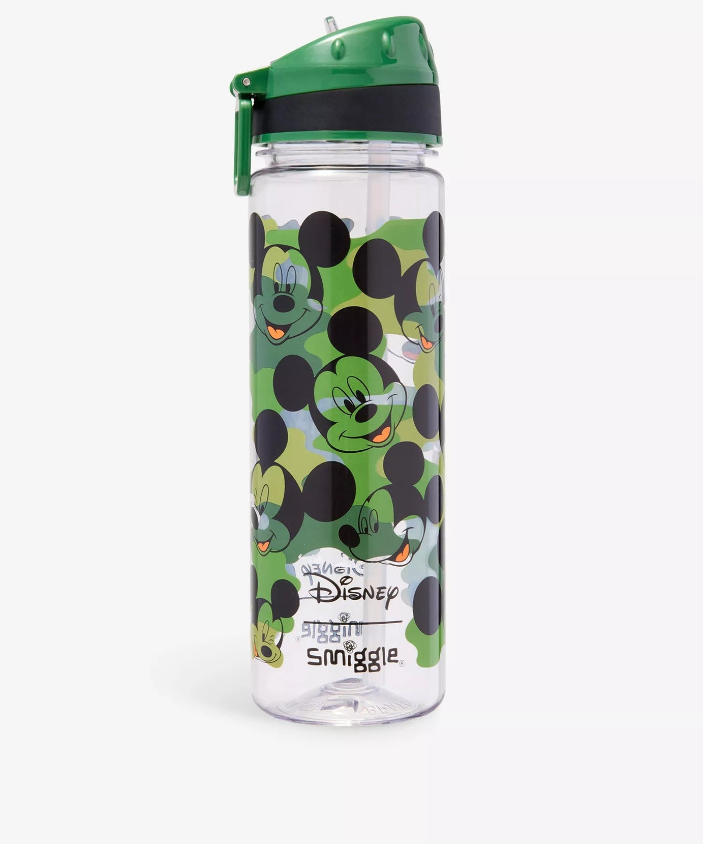 Smiggle - Disney ميكي 650ML زجاجة ماء خالية من BPA مع مصاصة