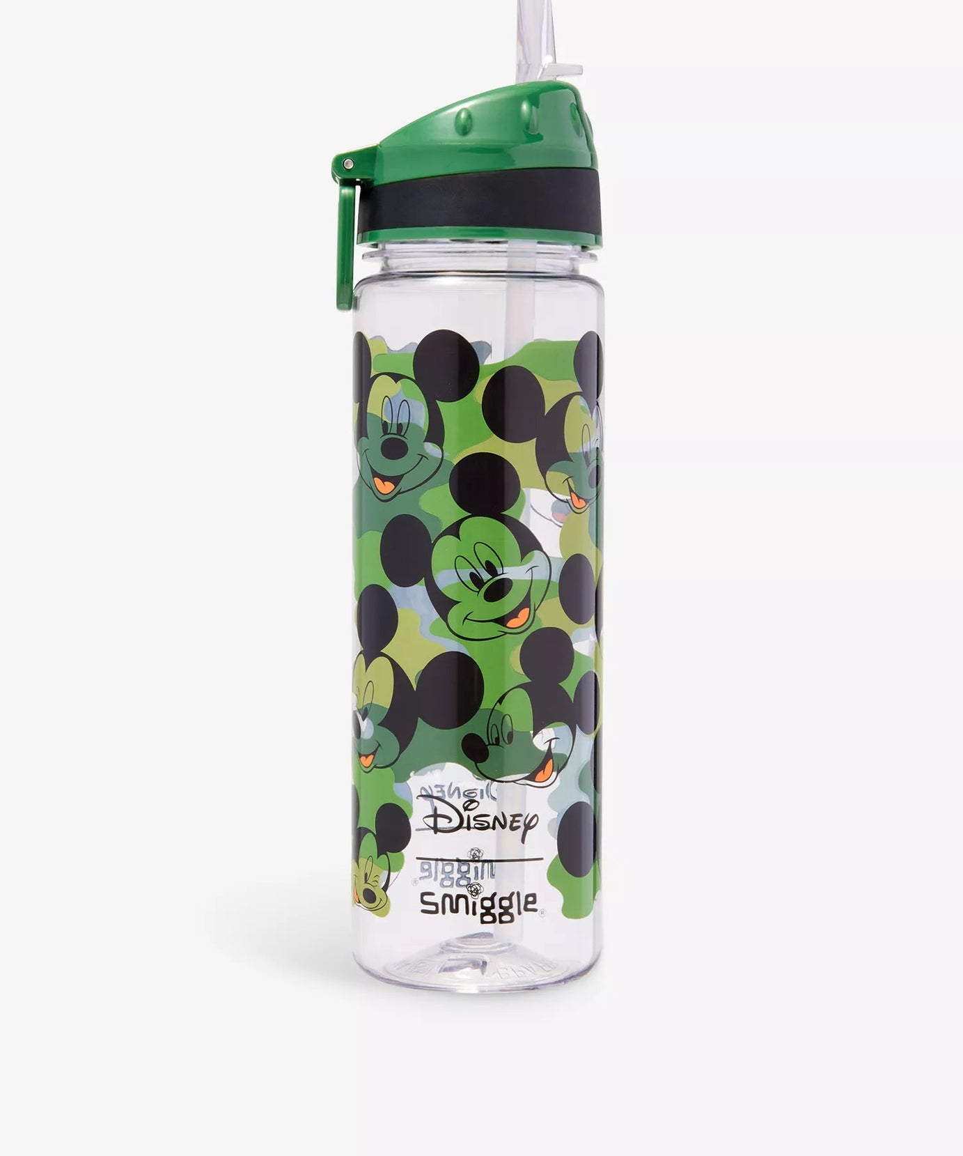 Smiggle - Disney ميكي 650ML زجاجة ماء خالية من BPA مع مصاصة