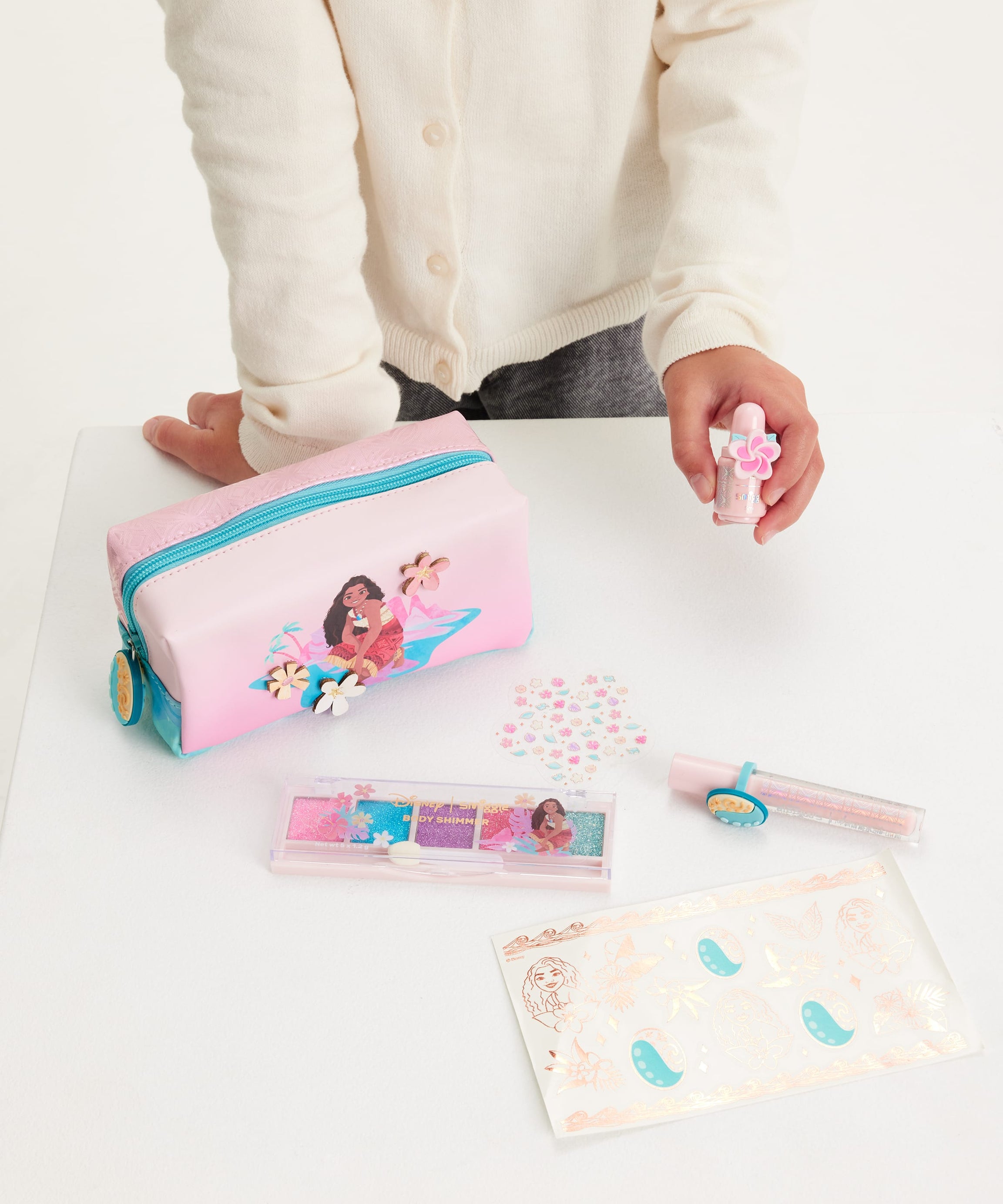 Smiggle - Disney مجموعة جمال وعناية للأطفال موآنا
