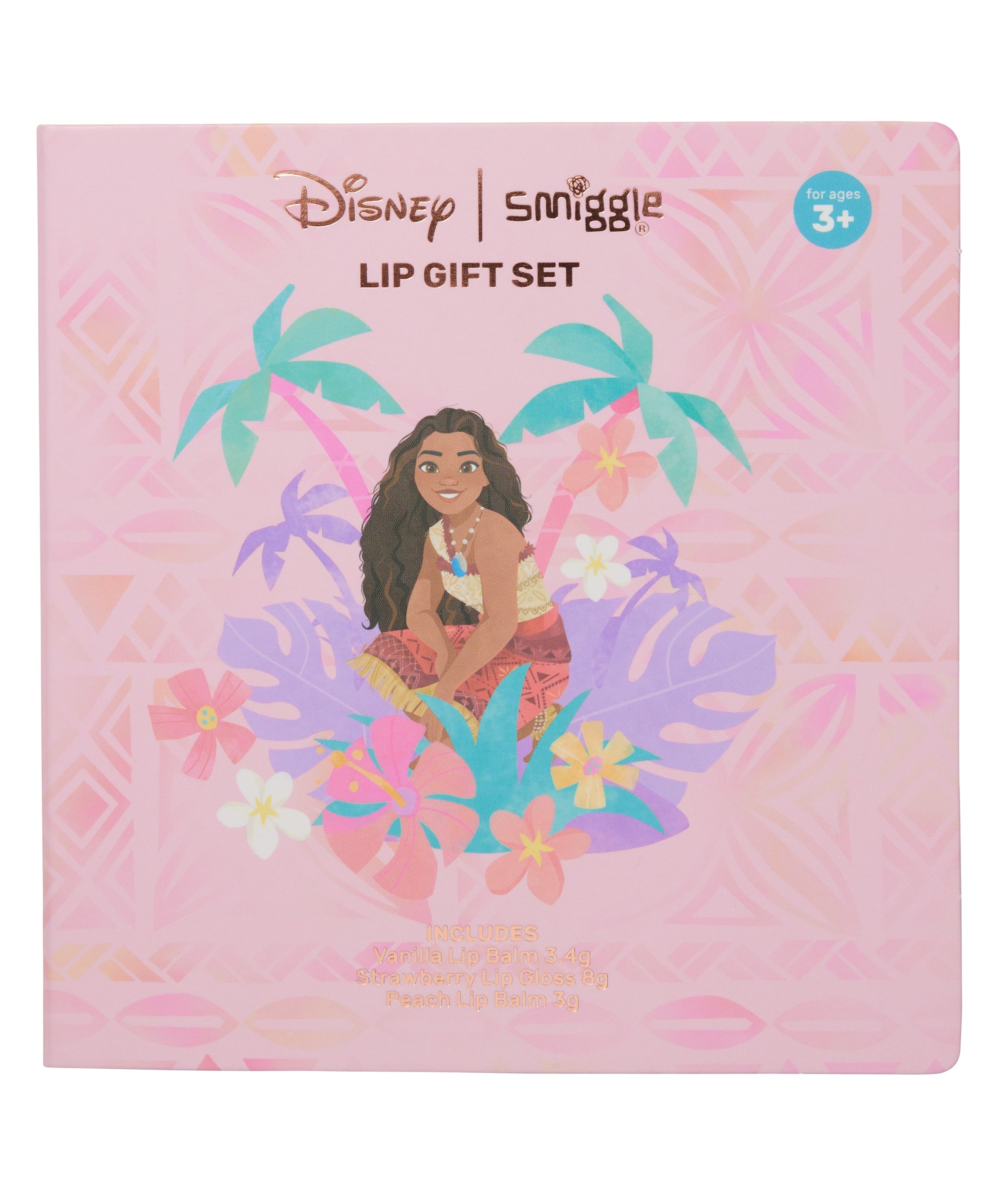 Smiggle - Disney مجموعة عناية الشفاه للأطفال موآنا