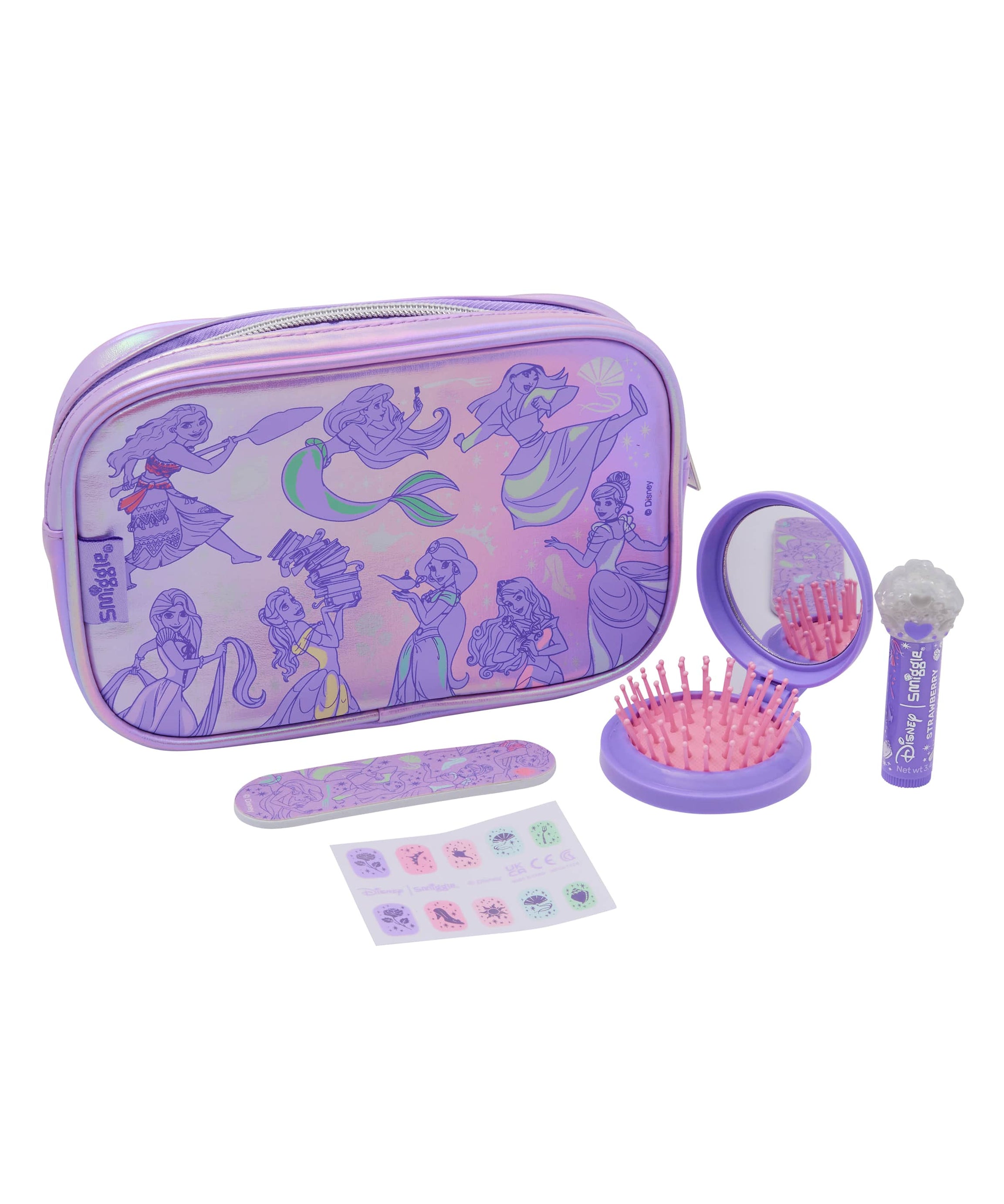 Smiggle - Disney مجموعة العناية بجمال الأميرات وحقيبتها