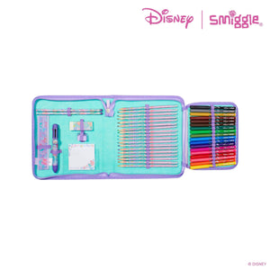 Smiggle - Disney Prenses Kalem Kutusu ve Boyaları Kırtasiye Seti Kiti