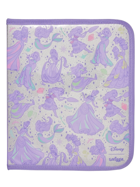 Smiggle - مجموعة أدوات مكتبية وصندوق أقلام ديزني برنسيس