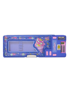 Smiggle - مقلمة إيبك أوتوماتيكية مع آلة حاسبة
