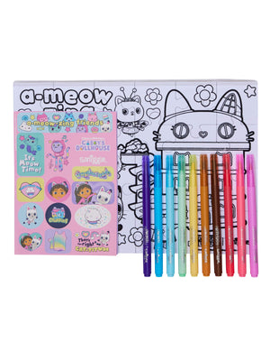 Smiggle - Gabbys Dollhouse Bulmaca ve Sanat Kırtasiye Seti