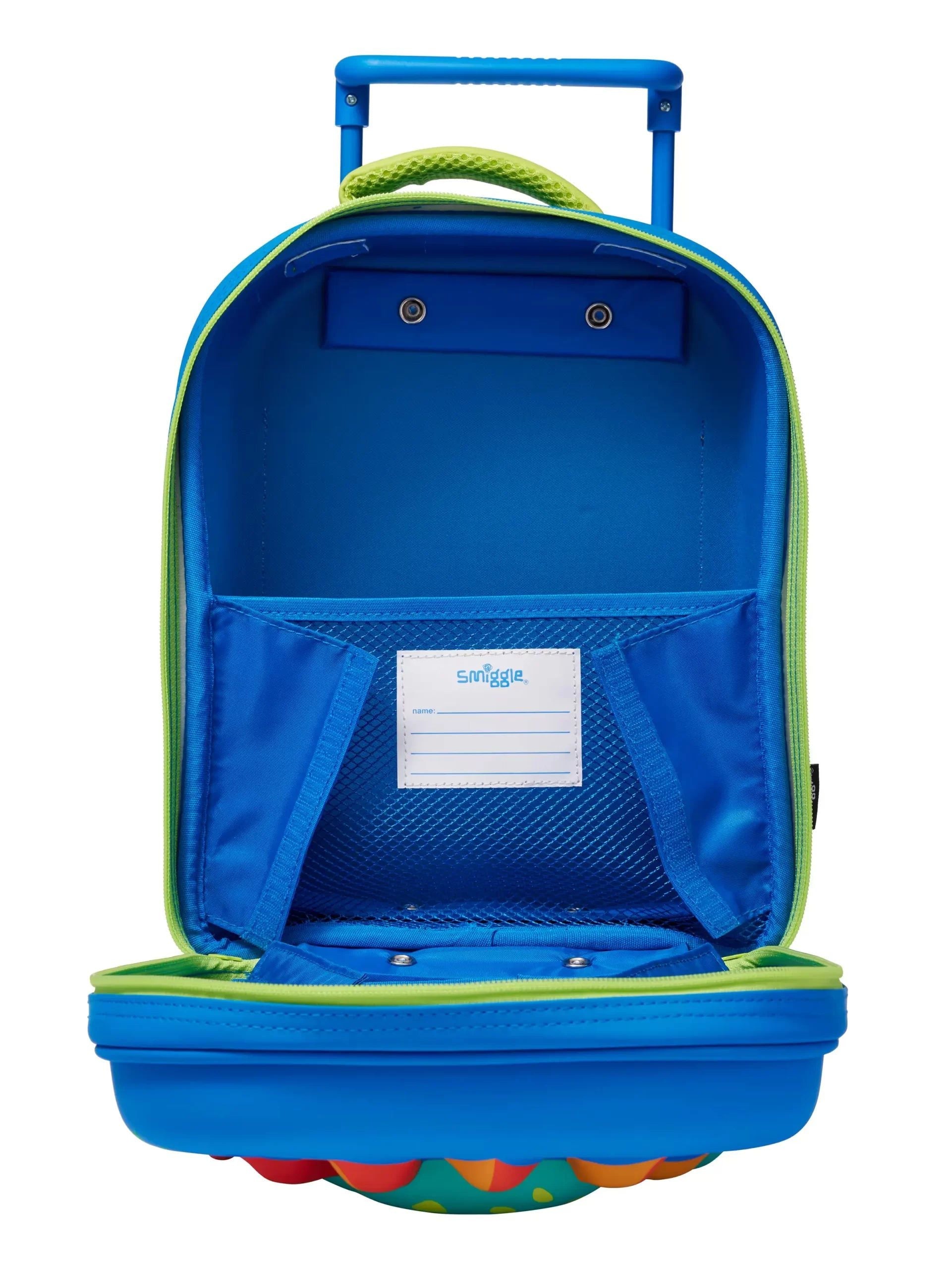 Smiggle - حقيبة مدرسية وسفر صغيرة جدًا من نوع Glide Teeny Tiny Dino Hardtop