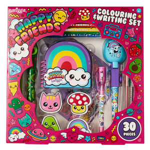 Smiggle - Happy Friends Boyama ve Yazma Seti