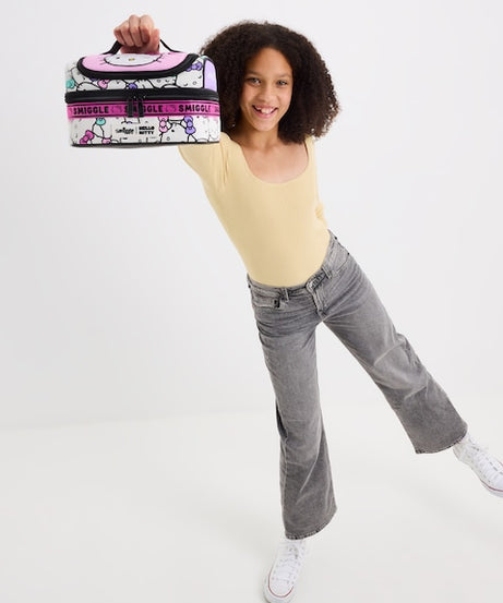 Smiggle - حقيبة طعام مزدوجة الطبقة هيلو كيتي