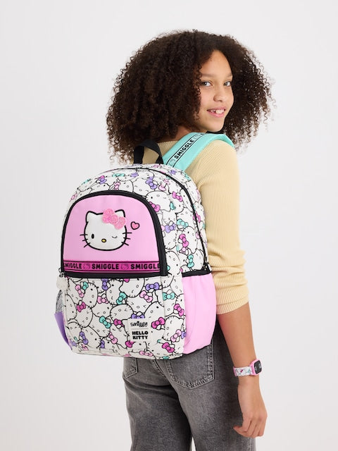 Smiggle - حقيبة ظهر مدرسية كلاسيكية هيلو كيتي