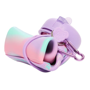 Smiggle – Illusion Unicorn Roll Silikon Katlanabilir Pipetli 600ML BPA İçermeyen Suluk