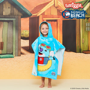 Smiggle - Kanguru Plajı Çocuk Kapşonlu Plaj Havlasu