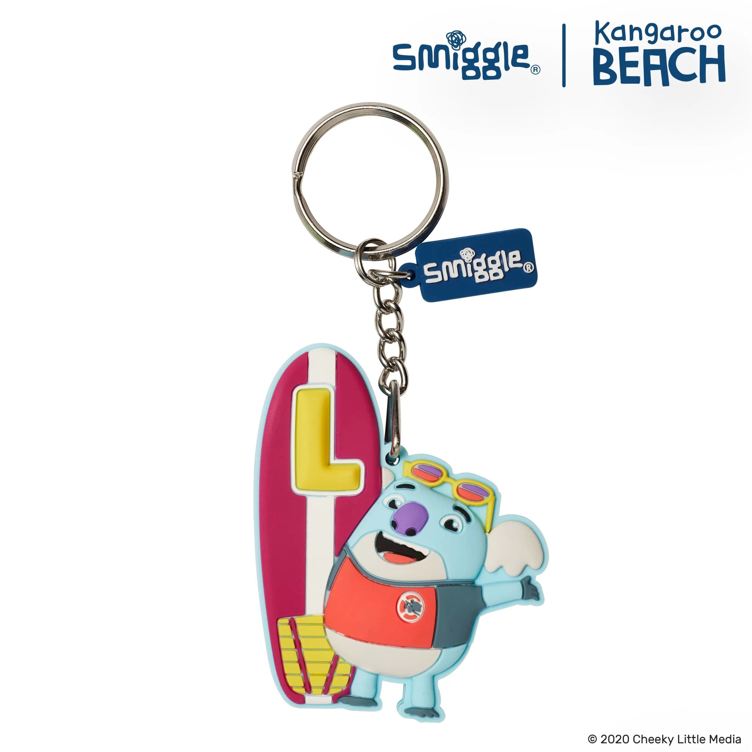 Smiggle - Kanguru Plajı L Harfi Kokulu Anahtarlık