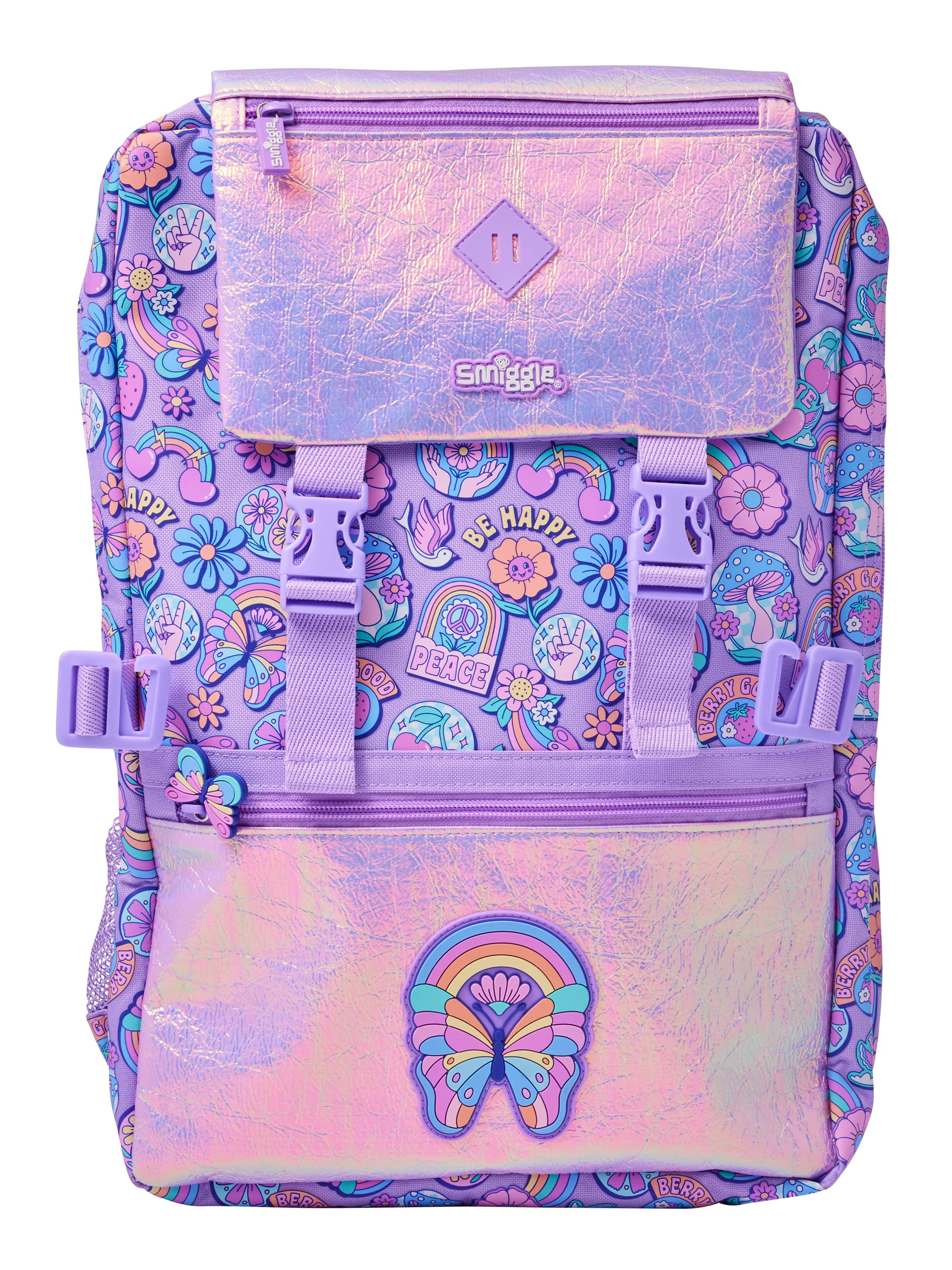 Smiggle - حقيبة ظهر مدرسية كبيرة الحجم بلا حدود