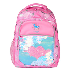 Smiggle - Lunar Pembe Unicorn Klasik Sırt Çantası