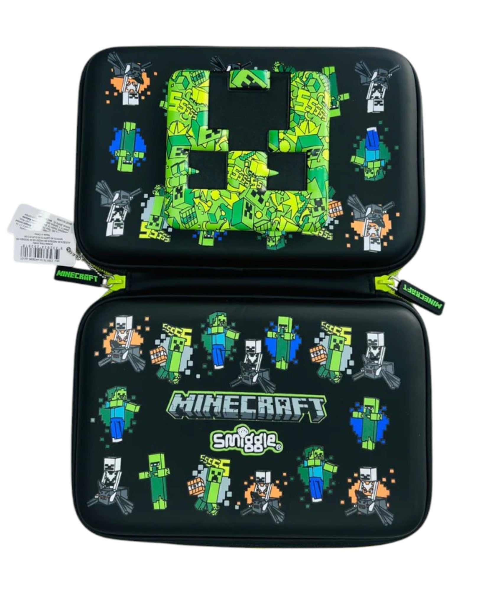 Smiggle - Minecraft علبة أقلام HardTop