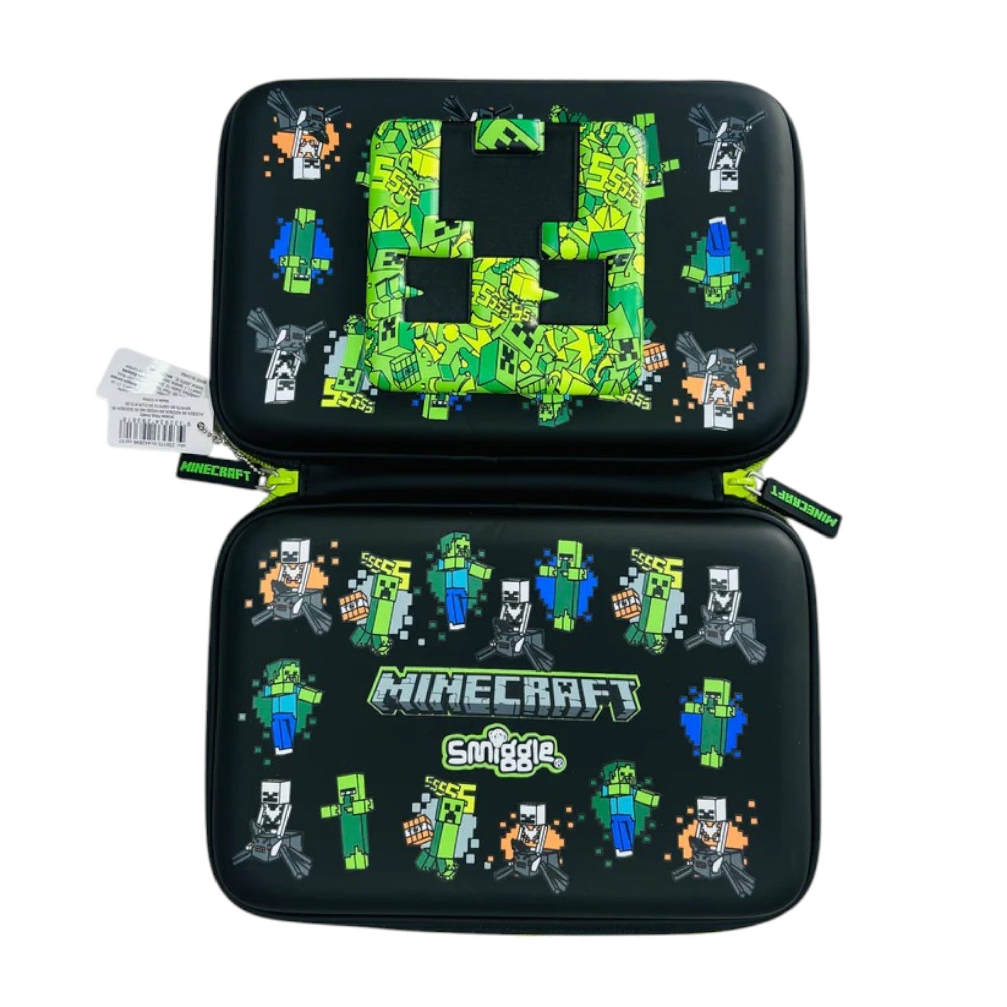 Smiggle - Minecraft علبة أقلام HardTop