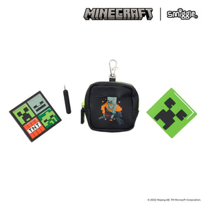 Smiggle - Minecraft Mini Kalem ve Not Defteri Anahtarlıklı