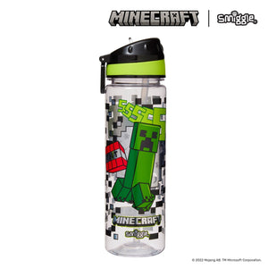 Smiggle - Minecraft Pipetli 650ML BPAsız Suluk