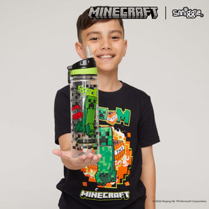 Smiggle - Minecraft Pipetli 650ML BPAsız Suluk
