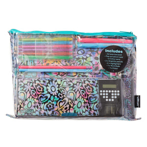 Smiggle - Mirage Hesap Makineli Otomatik Kalem Kutusu ve Kırtasiye Seti