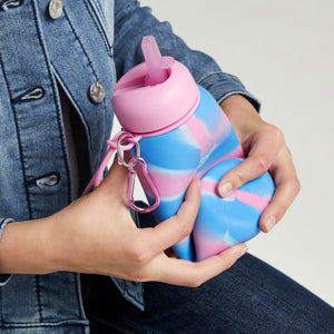 Smiggle - Mirage Silikon Katlanabilir 630 ML BPA'sız Suluk