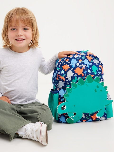 Smiggle - حقيبة ظهر مدرسية للحضانة مع لعبة قابلة للإزالة Out & About
