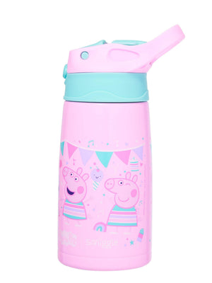 Smiggle - Peppa Pig 400ML Paslanmaz Çelik Otomatik Matara