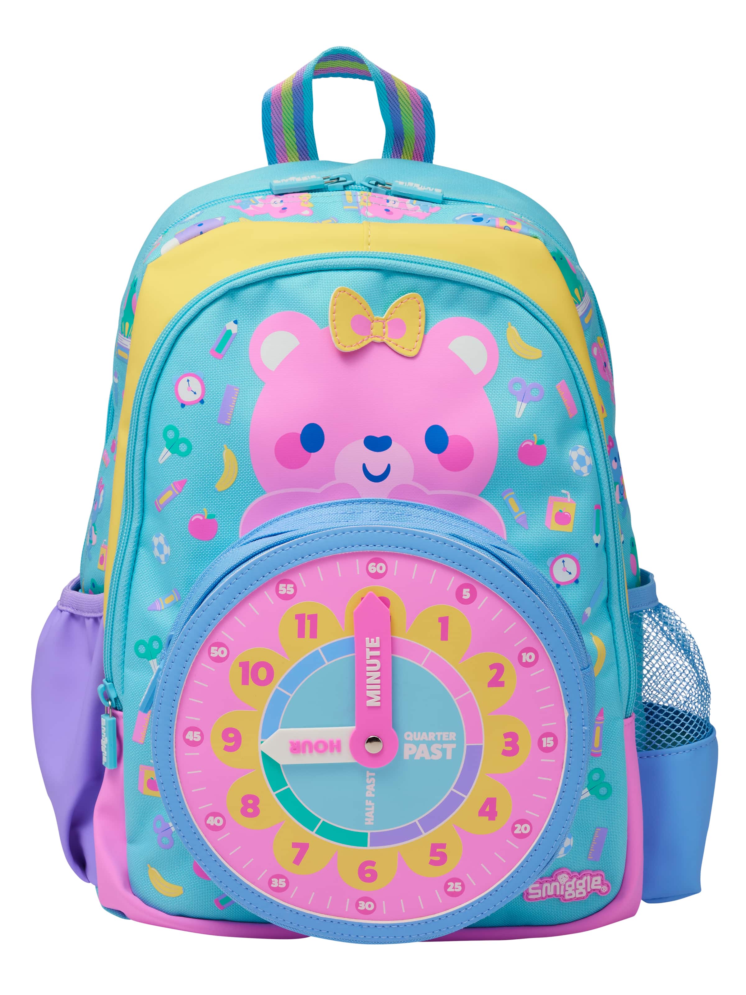Smiggle - مجموعة حقائب مدرسية لرياض الأطفال والحضانة 4 قطع جاهزة