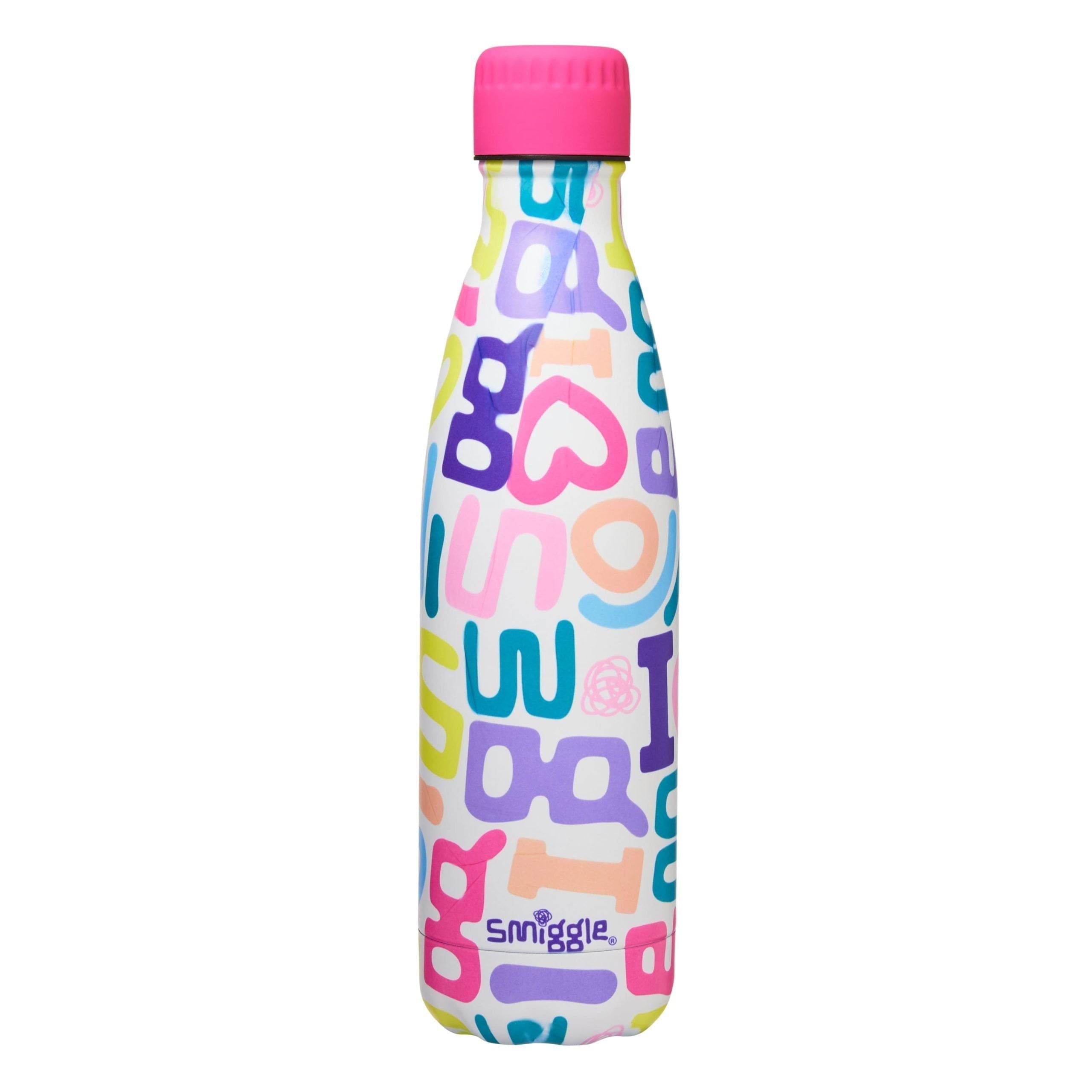Smiggle - رش وندر 500ML زجاجة ماء من الفولاذ المقاوم للصدأ