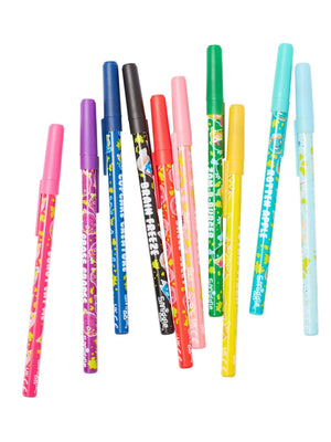Smiggle - Snack Attackers Kokulu 10'lu Tükenmez Boya Kalemleri